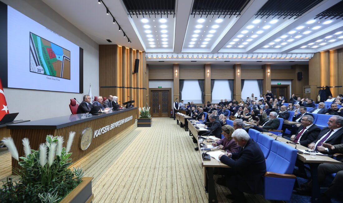 Kayseri Büyükşehir Meclisi’nden Şehre Yön Veren Kararlar Kayseri Büyükşehir Belediye Meclisi’nin Şubat 2026 toplantısında 59 gündem maddesi
