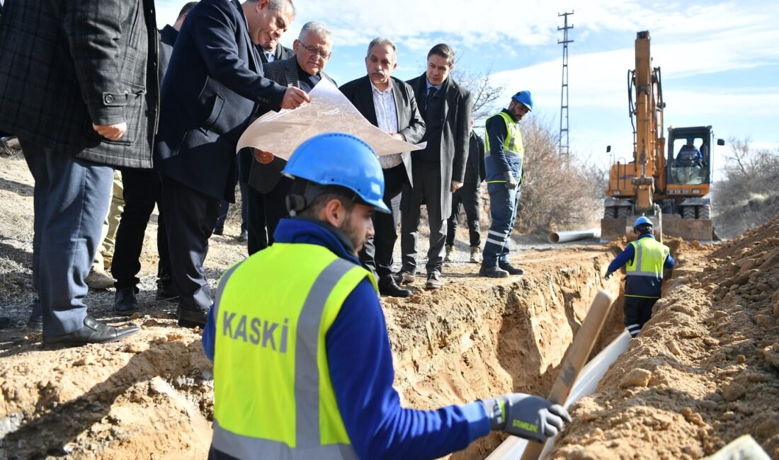 Kayseri Büyükşehir Belediyesi, 2025 yılında kent genelinde içme suyu altyapısını