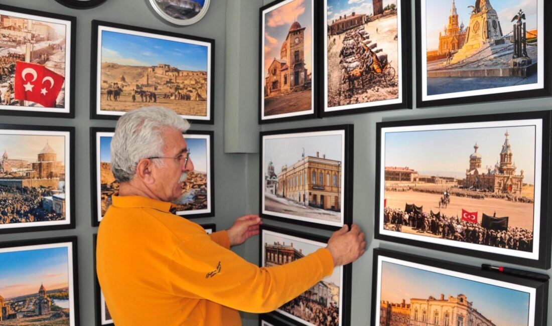 Volkan KARABAĞ/KARS, (DHA)- KARS’ta fotoğraf sanatçısı Özgen Beşli, 1877-1878 Osmanlı-Rus