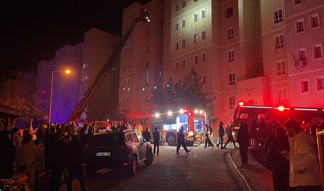 Ali LEYLAK-Ömer ŞULUL/ŞANLIURFA (DHA)- ŞANLIURFA'da 8 katlı binanın girişindeki elektrik