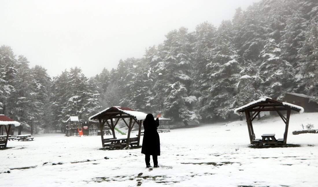 Mutlu YUCA-Zübeyde ÖZMEN/BOLU, (DHA)- BOLU’da, etkili olan kar yağışıyla birlikte