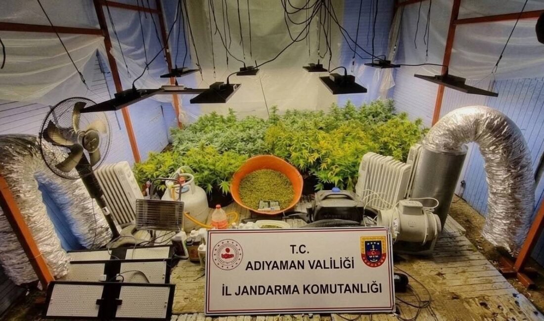 Mahir ALAN/ADIYAMAN, (DHA) –ADIYAMAN’ın Sincik ilçesinde, uyuşturucu madde imal ve