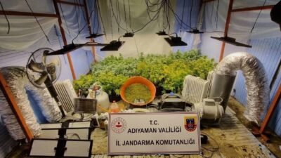 Mahir ALAN/ADIYAMAN, (DHA) –ADIYAMAN’ın Sincik ilçesinde, uyuşturucu madde imal ve