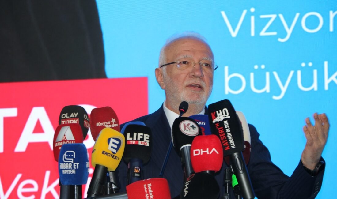 Samed Aydın SUN-Öykü GENÇ/KAYSERİ, (DHA)-AK Parti Genel Başkanvekili Mustafa Elitaş,