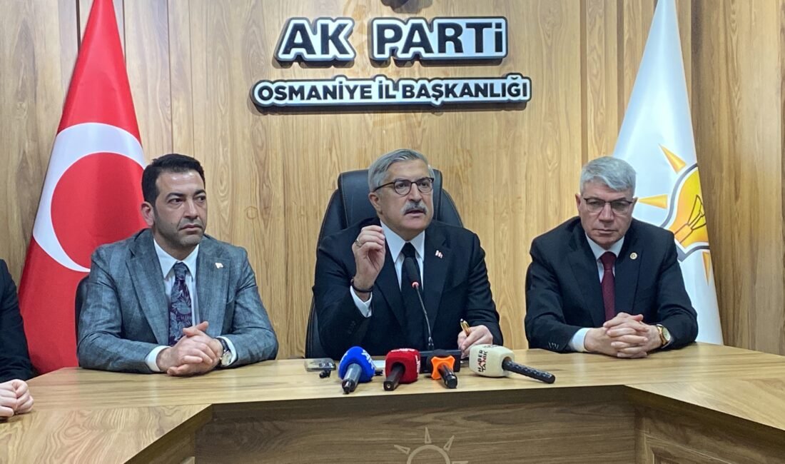 AK Parti’li Yayman: Diplomasi masası kurulmalı, barışa fırsat tanınmalıdır İbrahim EMÜL/ OSMANİYE, (DHA)- AK Parti Genel Başkan Yardımcısı Hüseyin
