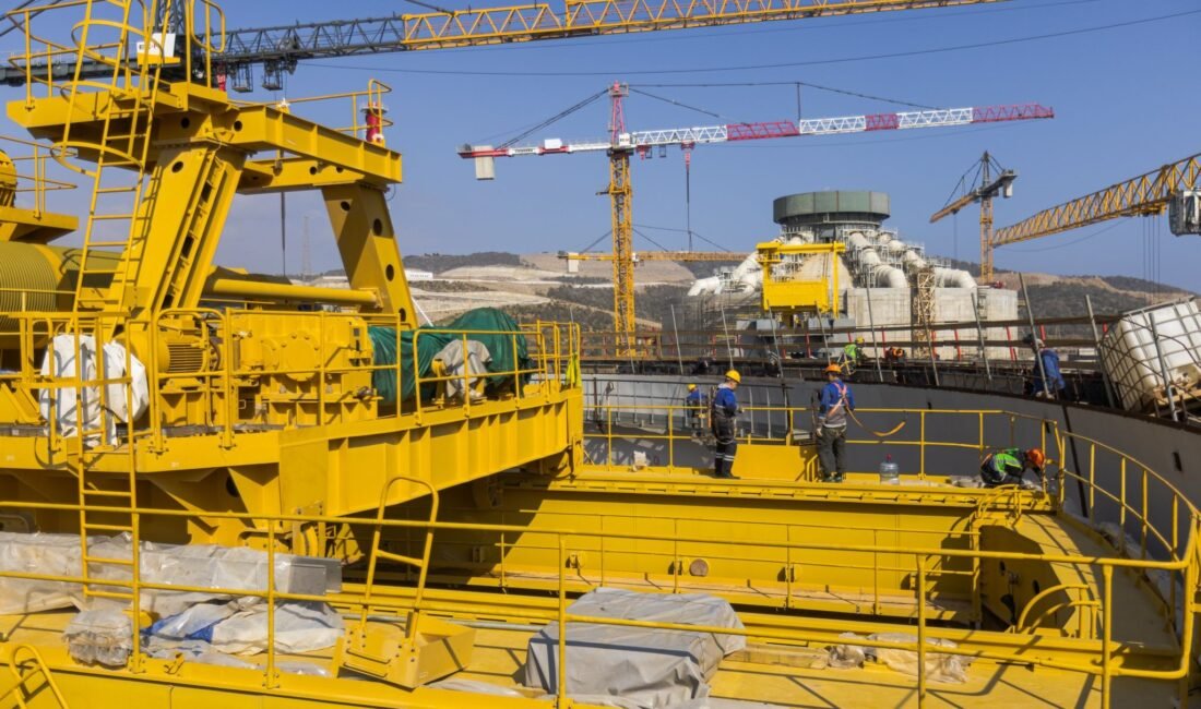 Akkuyu NGS’nin ikinci güç ünitesinde kutup vinci kuruldu MERSİN, (DHA)- RUSYA Devlet Nükleer Enerji Kuruluşu Rosatom’un Mersin’de inşa