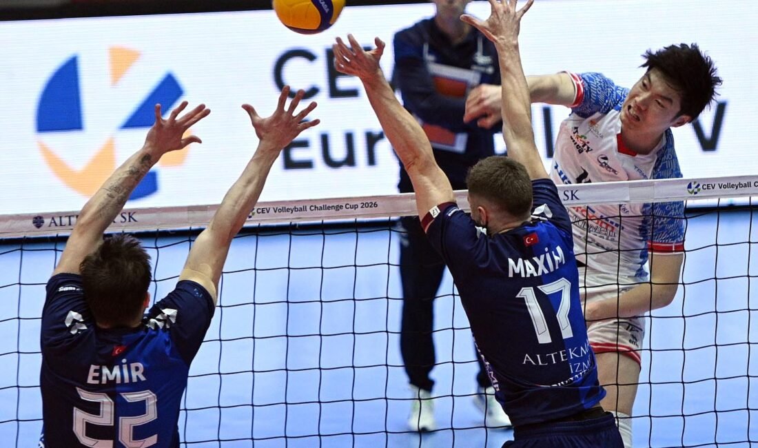 Altekma – Allianz Milano: 1-3 İZMİR, (DHA)- SALON: İzmir Atatürk HAKEMLER: Boyan Zhelev (Bulgaristan), Istref