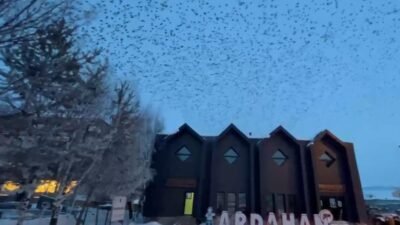 Deniz BAŞLI/ARDAHAN, (DHA)- ARDAHAN kent merkezinde dün akşam saatlerinde ortaya