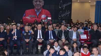Salih TEKİN/ERZURUM, (DHA)- TÜRKİYE'nin birinci astronotu Alper Gezeravcı, Türkiye’de çocukların