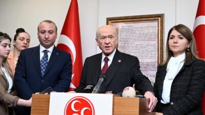 Aliekber METE-Celal ATALAY/ANKARA, (DHA)- MHP Genel Başkanı Devlet Bahçeli, İzzet