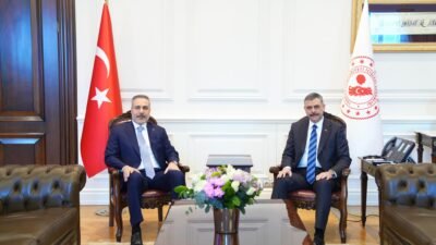 ANKARA, (DHA)- DIŞİŞLERİ Bakanı Hakan Fidan, İçişleri Bakanı Mustafa Çiftçi'yi