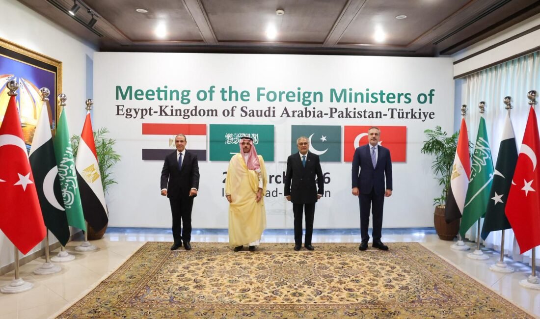 PAKİSTAN, (DHA) - DIŞİŞLERİ Bakanı Hakan Fidan, İslamabad’da düzenlenen ‘Türkiye-Mısır-Pakistan-Suudi