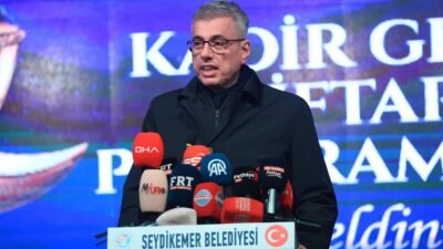 İFTARA KATILDI Sağlık Bakanı Kemal Memişoğlu, Muğla’nın Seydikemer İlçe Belediye