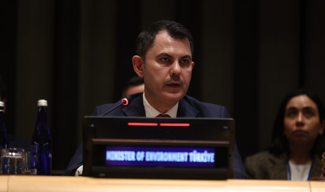 ANKARA, (DHA)- ÇEVRE, Şehircilik ve İklim Değişikliği Bakanı Murat Kurum,