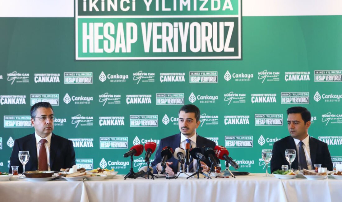 Gizem KARADAĞ-Celal ATALAY/ANKARA, (DHA)- ÇANKAYA Belediye Başkanı Hüseyin Can Güner,