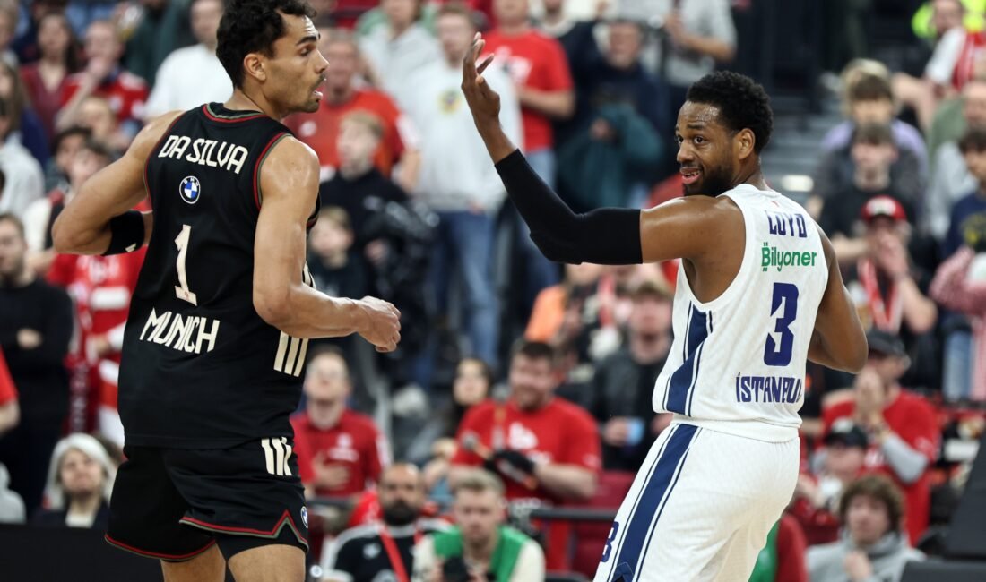 Bayern Münih – Anadolu Efes: 80-81 İSTANBUL, (DHA)- SALON: SAP Garden HAKEMLER: Emilio Perez, Saulius Racys,