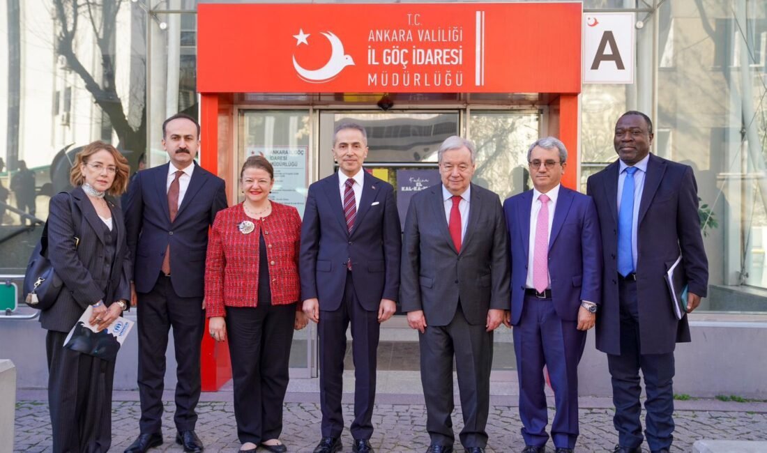 Birleşmiş Milletler Genel Sekreteri Guterres, Ankara Vilayet Göç Yönetimi Müdürlüğünü ziyaret etti ANKARA, (DHA)- BİRLEŞMİŞ Milletler (BM) Genel Sekreteri Antonio Guterres, Ankara