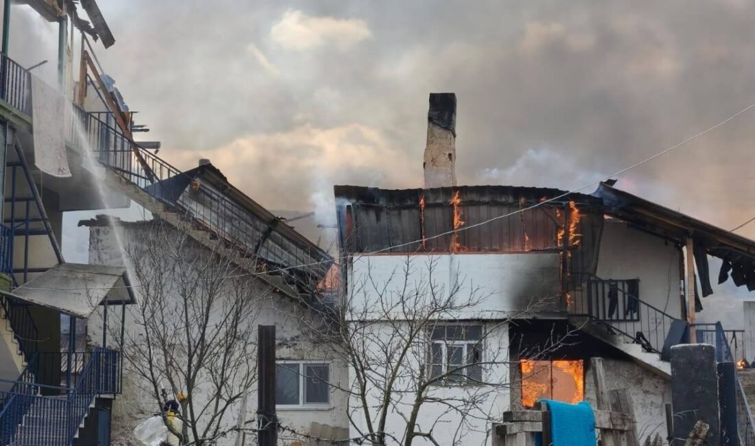 Zübeyde ÖZMEN/GEREDE, (Bolu), (DHA)- BOLU’nun Gerede ilçesinde çıkan yangında 2