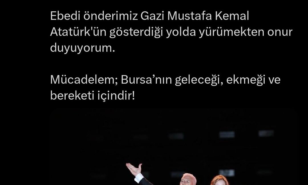 BOZBEY, SANAL MEDYADAN AÇIKLAMA YAPTI Bursa Cumhuriyet Başsavcılığı’nın yürüttüğü soruşturma