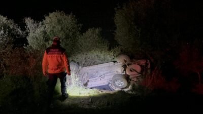 Semih TÜRKER/İZNİK (Bursa), (DHA)- BURSA’nın İznik ilçesinde alkollü sürücünün kullandığı