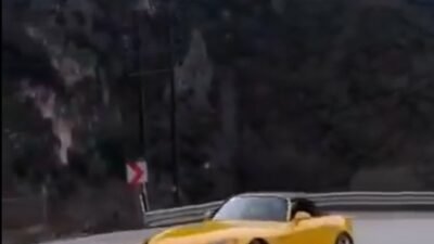Yavuz YILMAZ/İNEGÖL (Bursa), (DHA)-BURSA'nın İnegöl ilçesinde arabasıyla drift attığı ve