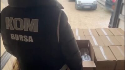 Mehmet İNAN/BURSA, (DHA)- BURSA'da sahte alkol üretenlere yönelik düzenlenen operasyonda
