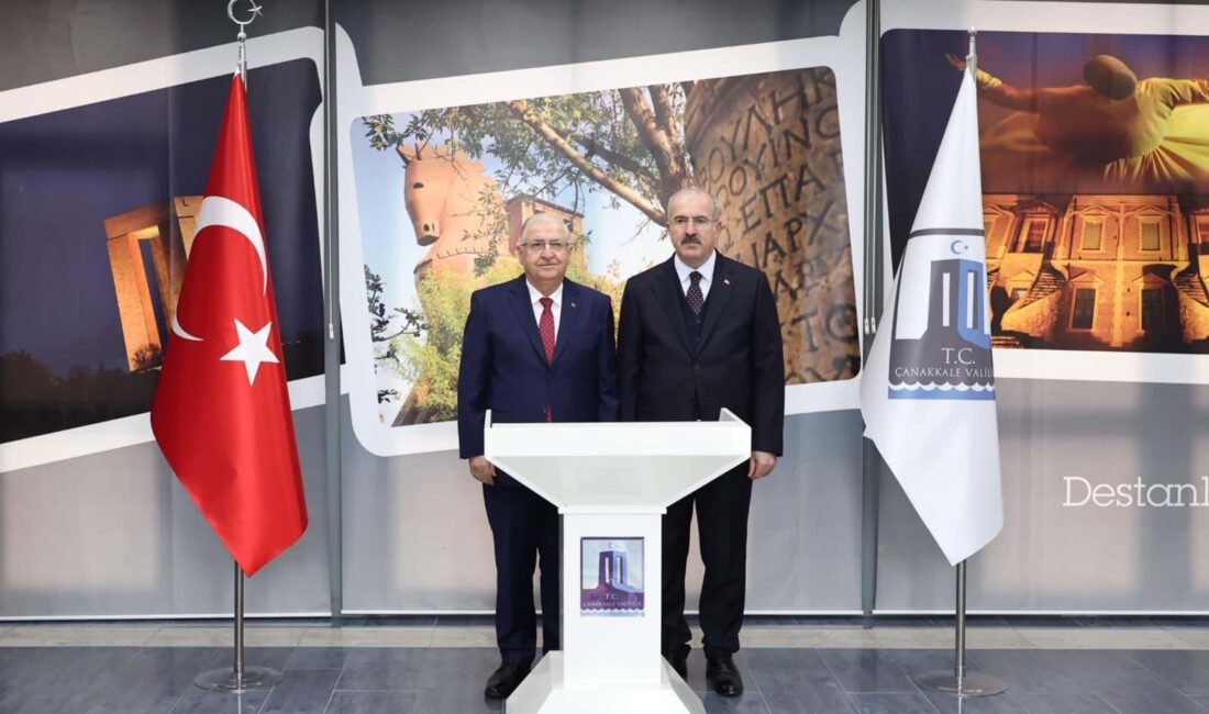 BAKAN GÜLER, ÇANAKKALE VALİLİĞİ'Nİ ZİYARET ETTİ 18 Mart Şehitleri Anma