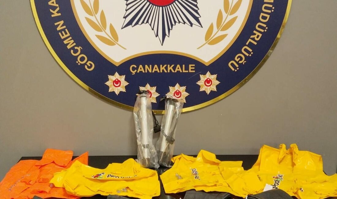 İpek YAVAŞ/ÇANAKKALE, (DHA)- ÇANAKKALE'de polis grupları tarafından yapılan operasyonda 23