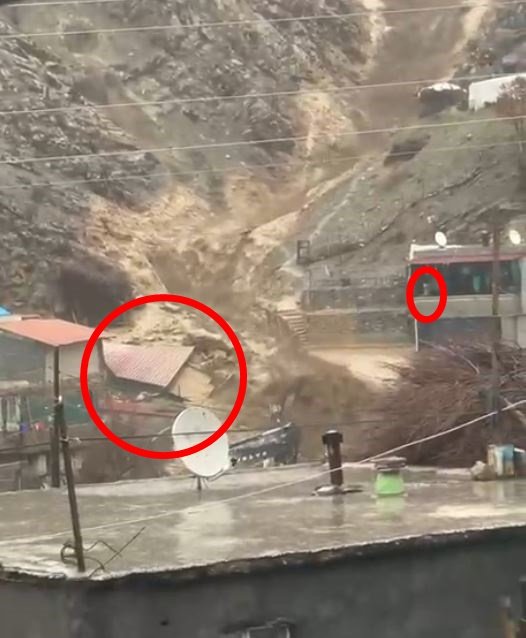 SELİN GELİŞİ KAMERADA Uludere ilçesine bağlı Taşdelen köyünde meydana gelen