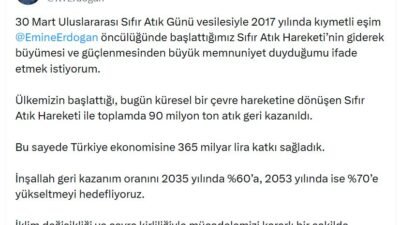 ANKARA, (DHA)- CUMHURBAŞKANI Recep Tayyip Erdoğan, "Ülkemizin başlattığı, bugün küresel