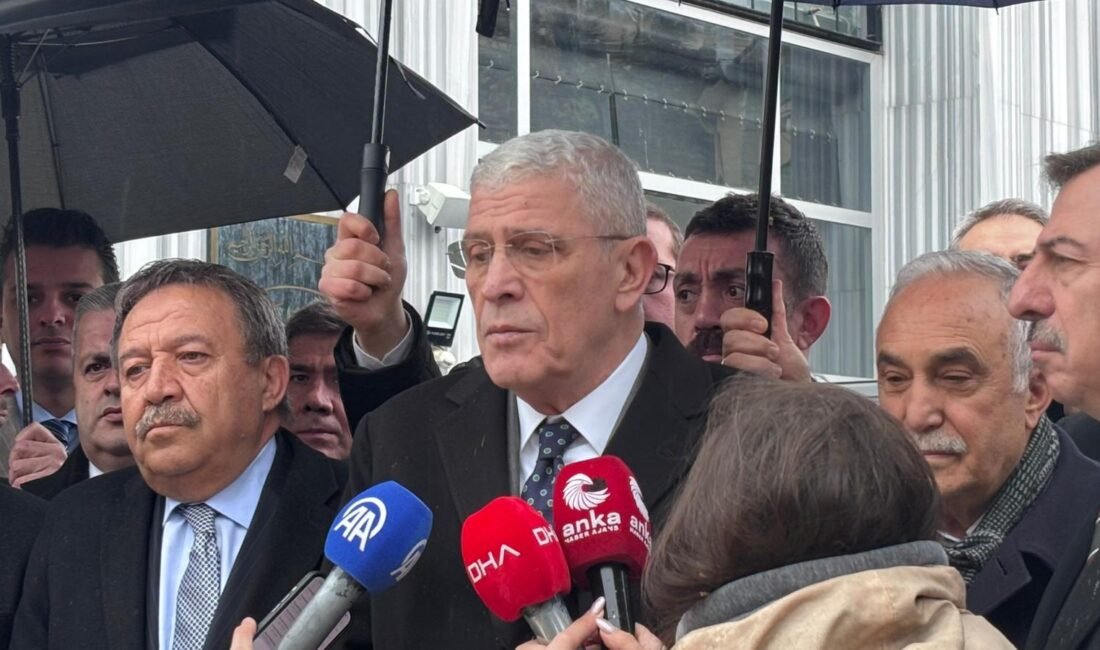 Mikail KARAMAN-Celal ATALAY/ANKARA, (DHA)- İYİ Parti Genel Başkanı Müsavat Dervişoğlu,