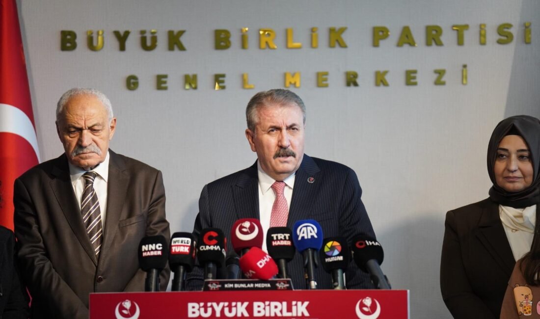 Eda KOÇ-Batuhan DURNAOĞLU/ANKARA, (DHA)- BÜYÜK Birlik Partisi (BBP) Genel Başkanı