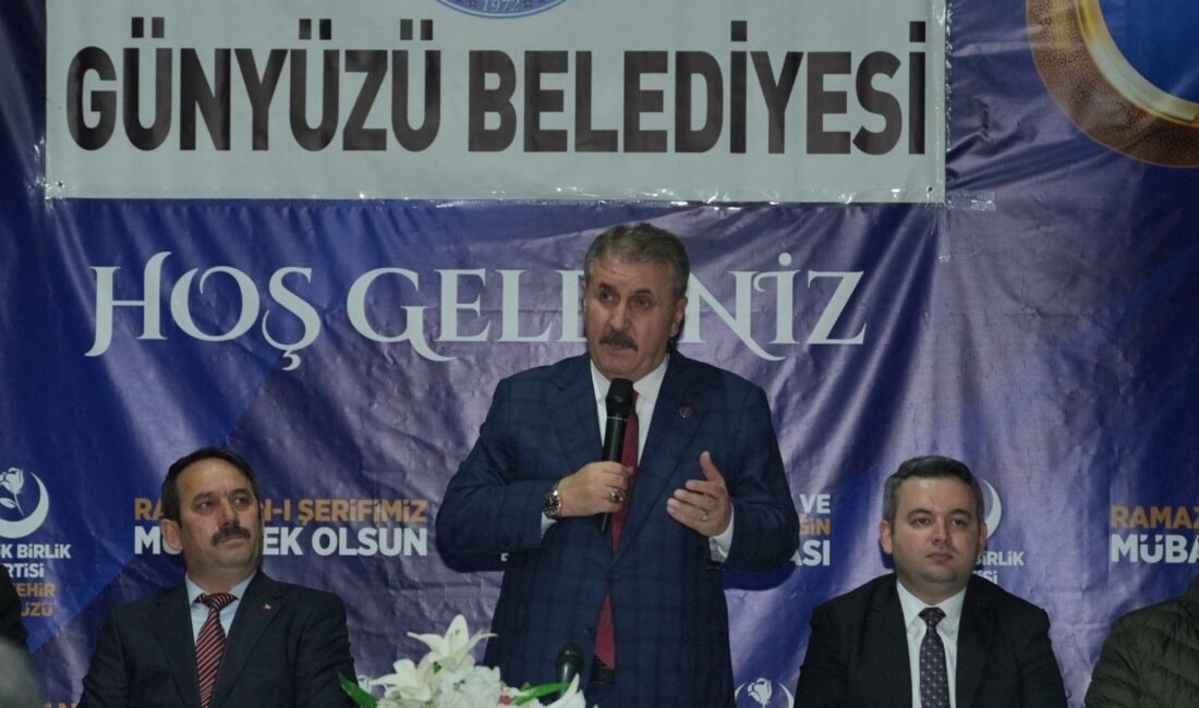 Batuhan KILIÇ/ ESKİŞEHİR, (DHA)- BÜYÜK Birlik Partisi Genel Başkanı Mustafa