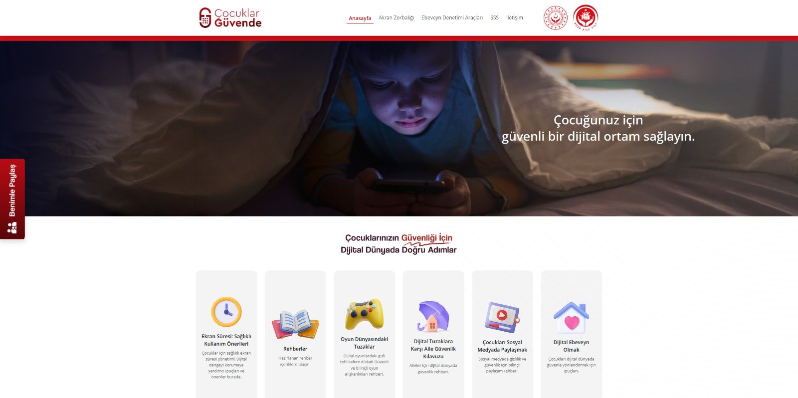 Ruken KADIOĞLU/ANKARA, (DHA)- AİLE ve Sosyal Hizmetler Bakanlığı, çocukların dijital