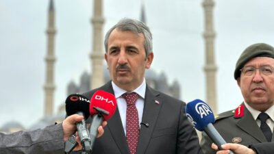 Olgay GÜLER-Umut IŞIK/EDİRNE, (DHA)- EDİRNE Valisi Yunus Sezer, 26 Mart