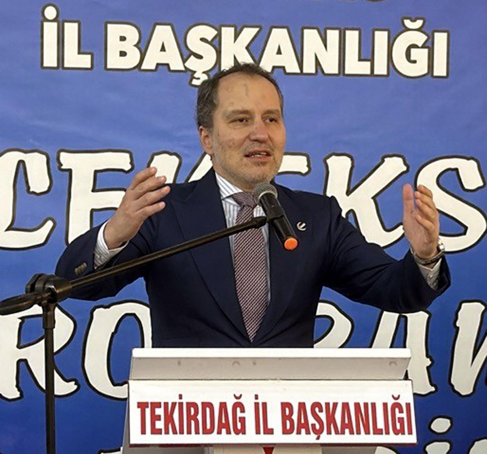 Abdullah YALÇIN/ TEKİRDAĞ, (DHA)- YENİDEN Refah Partisi Genel Başkanı Fatih