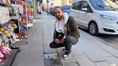 Mikail KARAMAN-Canberk ÖZTÜRK/ANKARA, (DHA)- ANKARA'da sokak sanatkarı Ozan Kıran, kentte