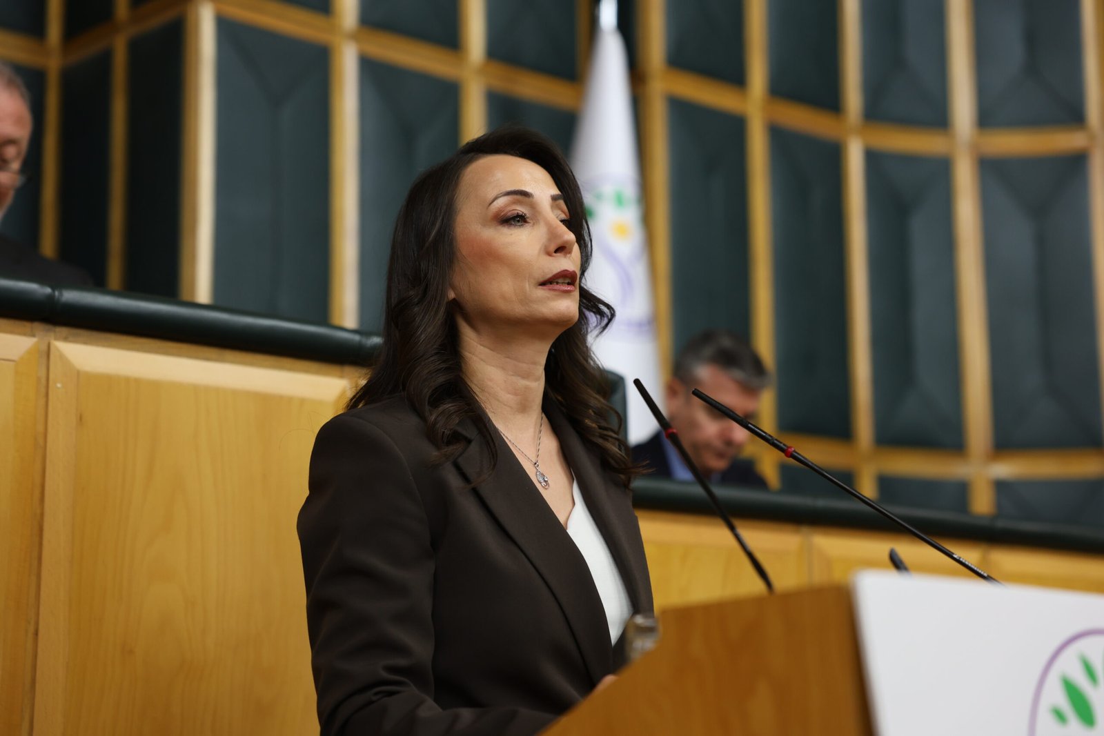 ANKARA, (DHA)- DEM Parti Eş Genel Başkanı Tülay Hatimoğulları, "Barış