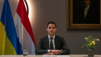 HOLLANDA, (DHA) - HOLLANDA Başbakanı Rob Jetten ile Filistin Başbakanı