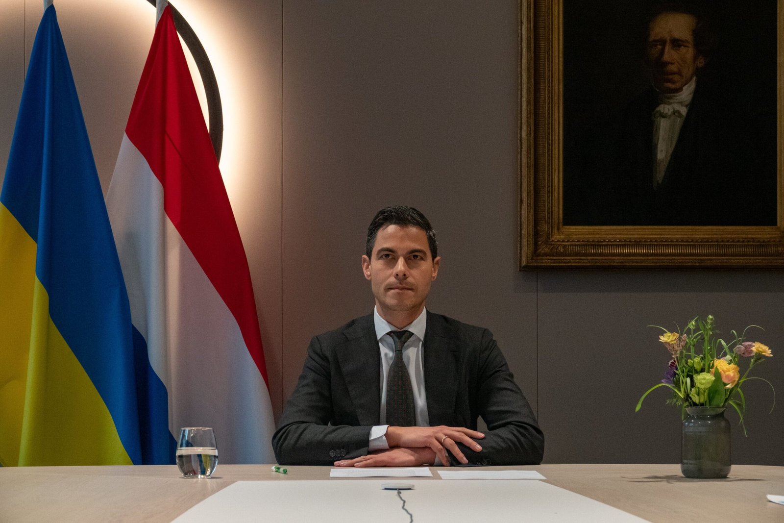 HOLLANDA, (DHA) - HOLLANDA Başbakanı Rob Jetten ile Filistin Başbakanı