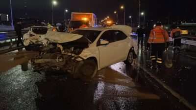 Mehmet Kaan KURT/İSTANBUL, (DHA)- ATAŞEHİR Çamlıca bağlantı yolu Ankara istikametinde