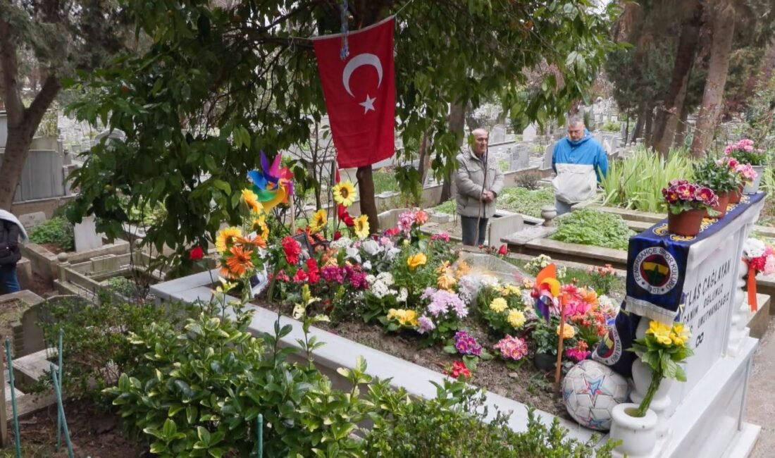 Ceyda YEŞİLOĞLU- Haruncan ŞAHBAZOĞLU/İSTANBUL,(DHA)-GÜNGÖREN’de bıçaklı saldırıda öldürülen Atlas Çağlayan mezarı