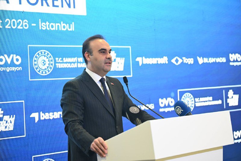 İSTANBUL, (DHA)- YERLİ Navigasyon projesi imza merasiminde konuşan Sanayi ve