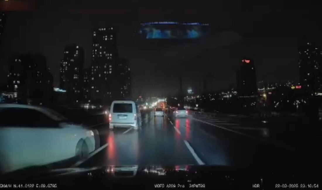 Veysel TİMDU / İSTANBUL, (DHA) – ESENYURT’ta makas atarak ilerlediği