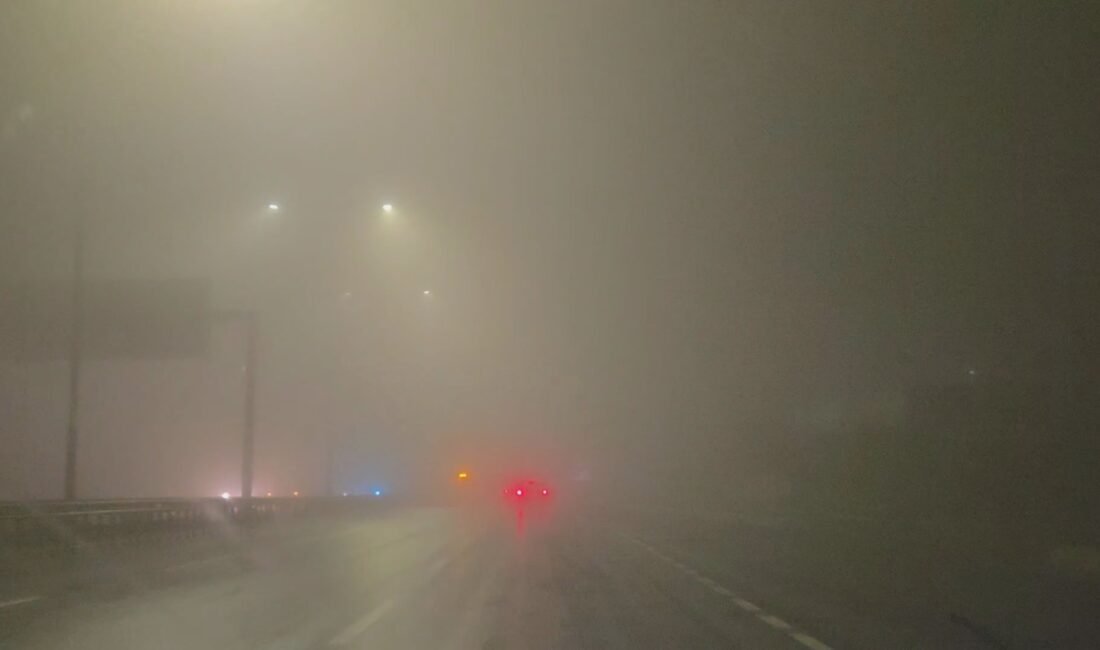 Vehbi DEMİR/İSTANBUL,(DHA)- İSTANBUL'da gece saatlerinde bazı ilçelerde sis etkili oldu.