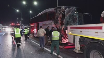 Esra GÜNTEPE- ULAŞCAN ÖZER/ İSTANBUL (DHA)- ÇEKMEKÖY Kuzey Marmara Otoyolu'nda