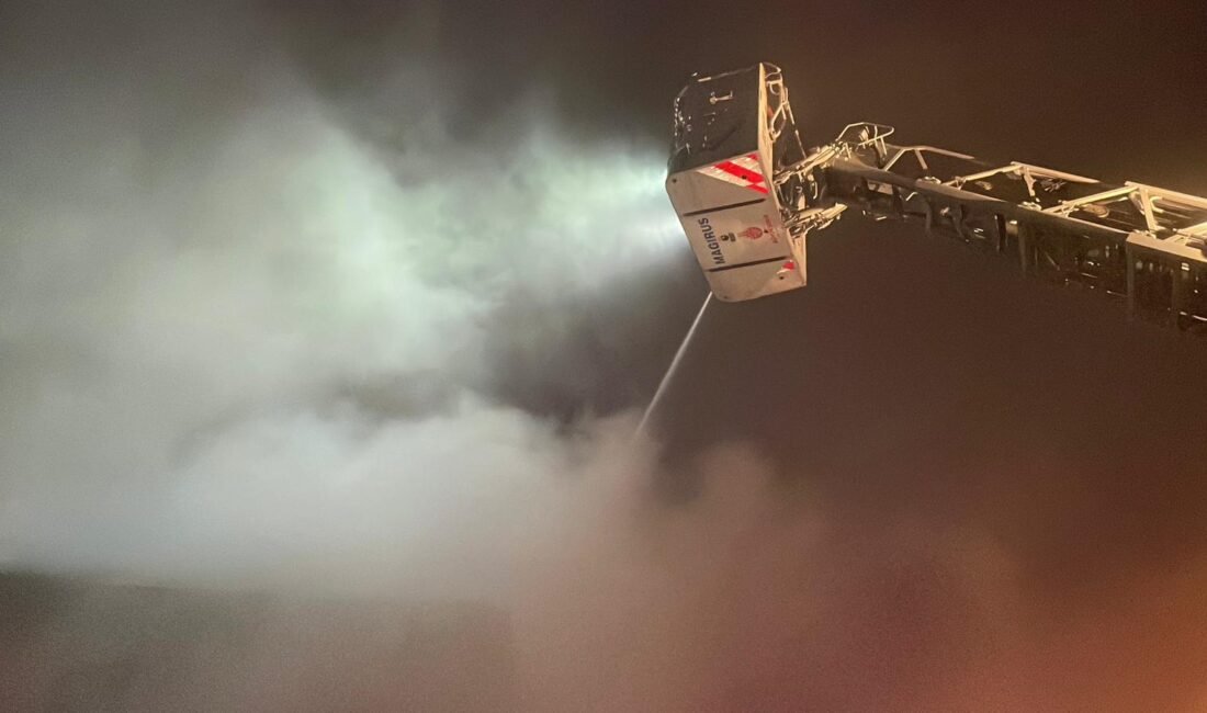 Mehmet Kaan KURT/İSTANBUL,(DHA)- SULTANGAZİ'de, iddiaya göre aydınlatma direğinde başlayan yangın,