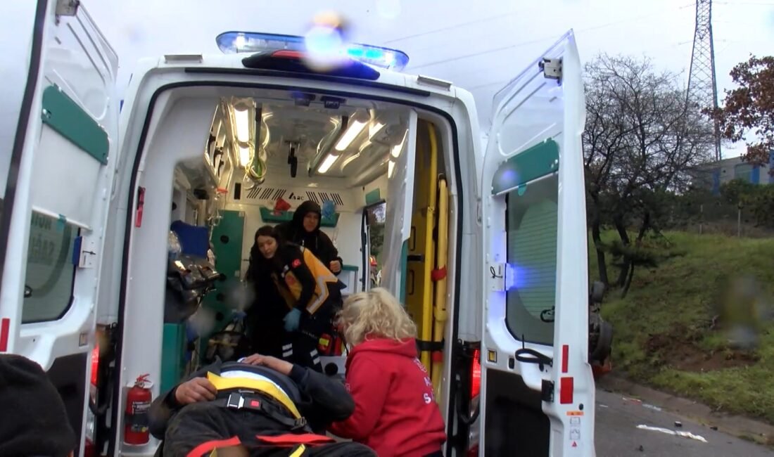 İsa ALMAÇAYIR / İSTANBUL, (DHA)- TUZLA TEM Otoyolu'nda sürücüsünün direksiyon