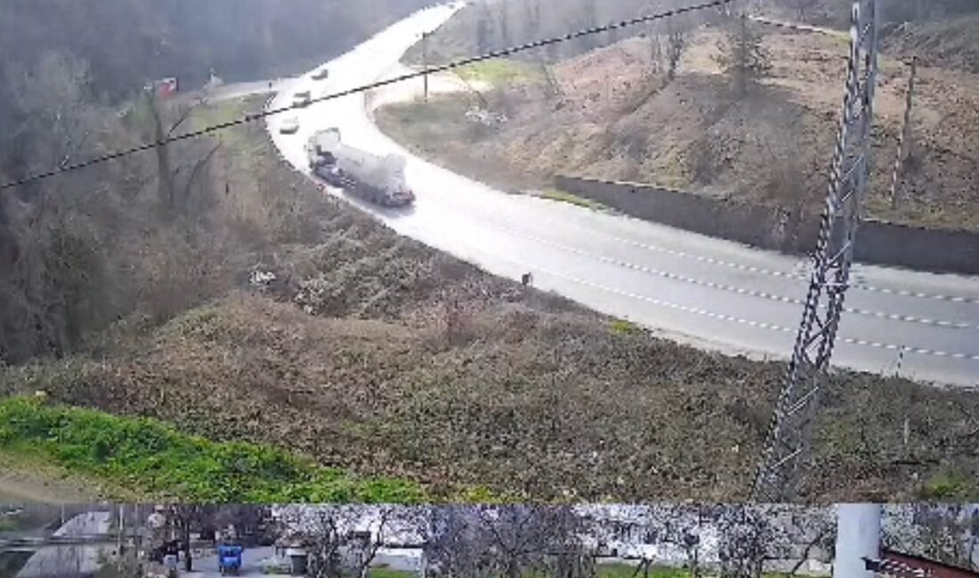 İsa ÇİÇEK/AKYAZI (Sakarya), (DHA)- SAKARYA'nın Akyazı ilçesinde, karşı şeride geçen