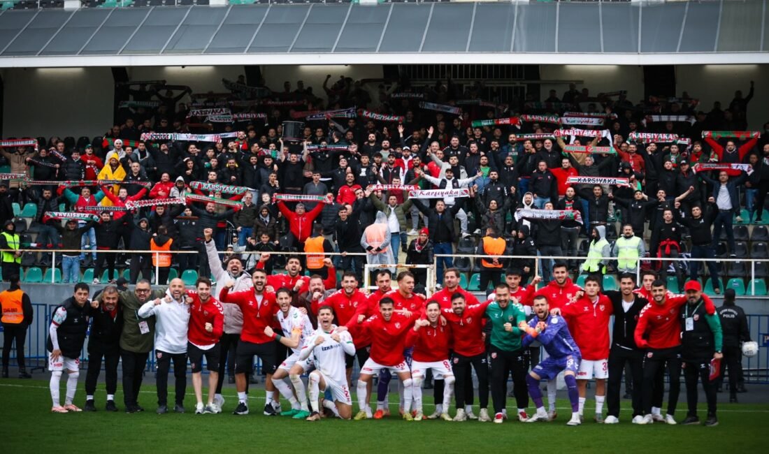 Karşıyaka finallere abone Ergin KARATAŞ / İZMİR, (DHA)- 3'üncü Lig 4'üncü Grup'ta art